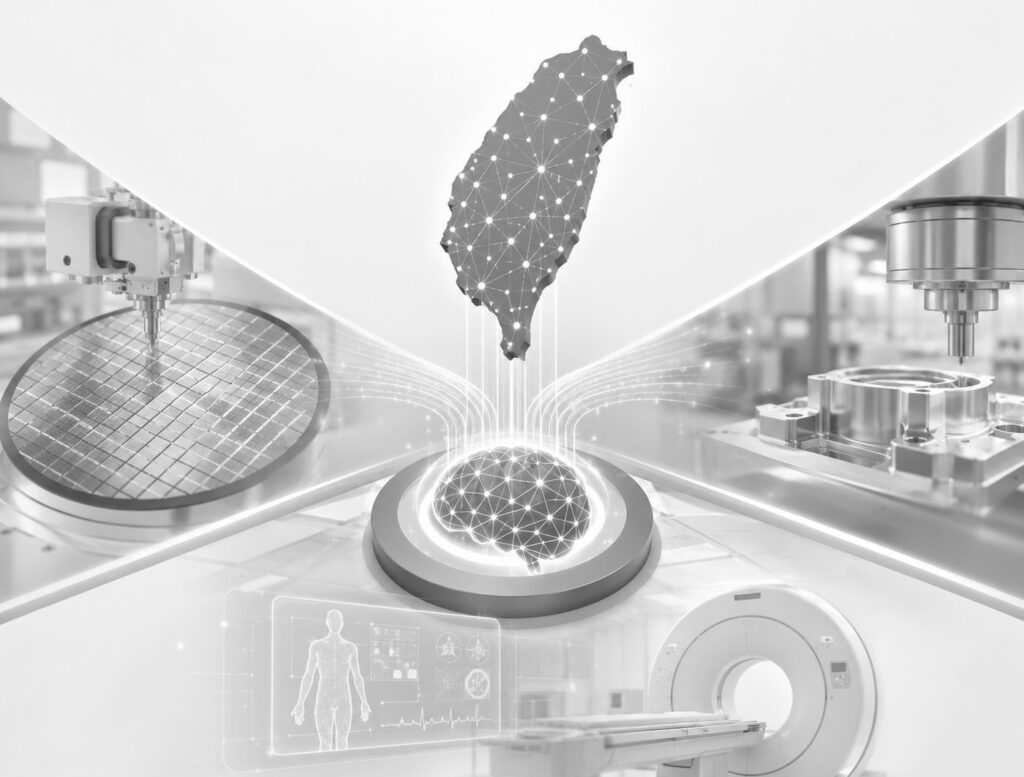 台灣擁有半導體製程資料、精密製造知識、醫療資料庫等獨特的專屬利基領域語料。