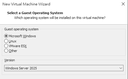 圖1 新增VMware Workstation Pro虛擬機器。